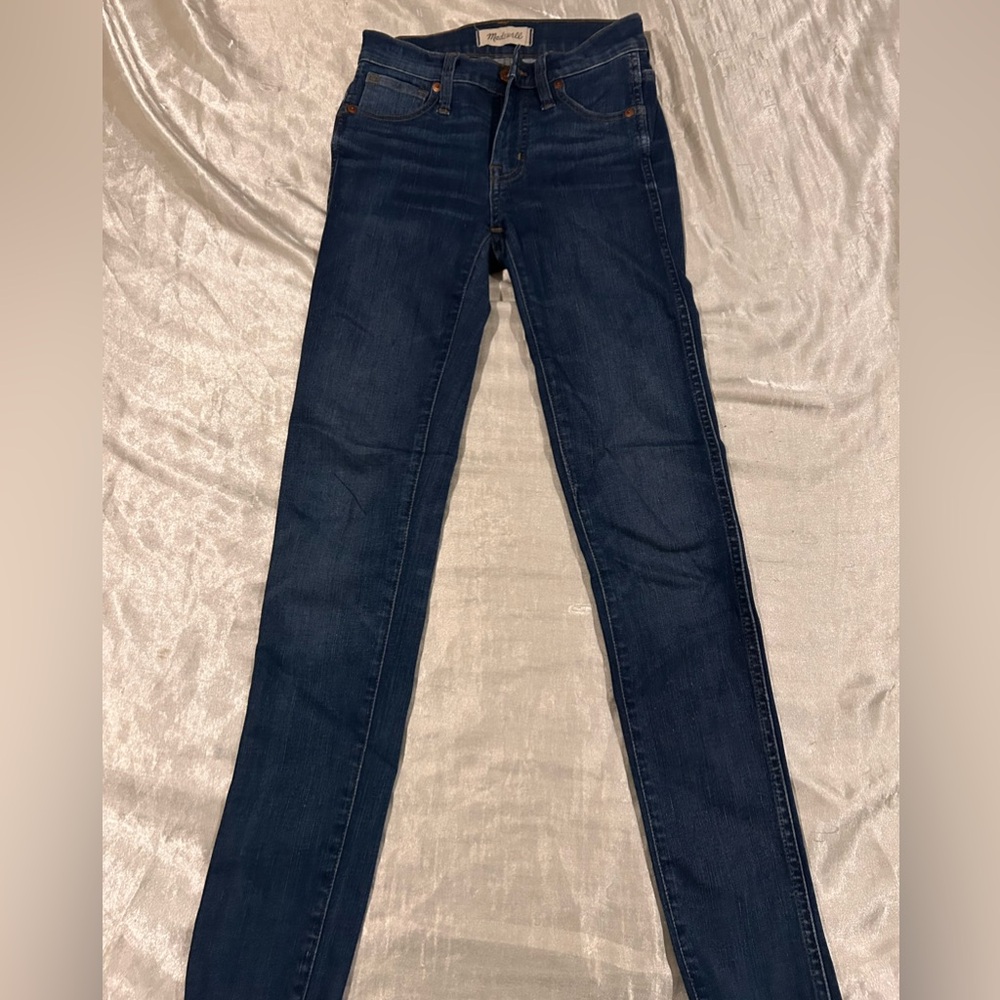 Madewell high waisted medium wash skinny jeans size 23